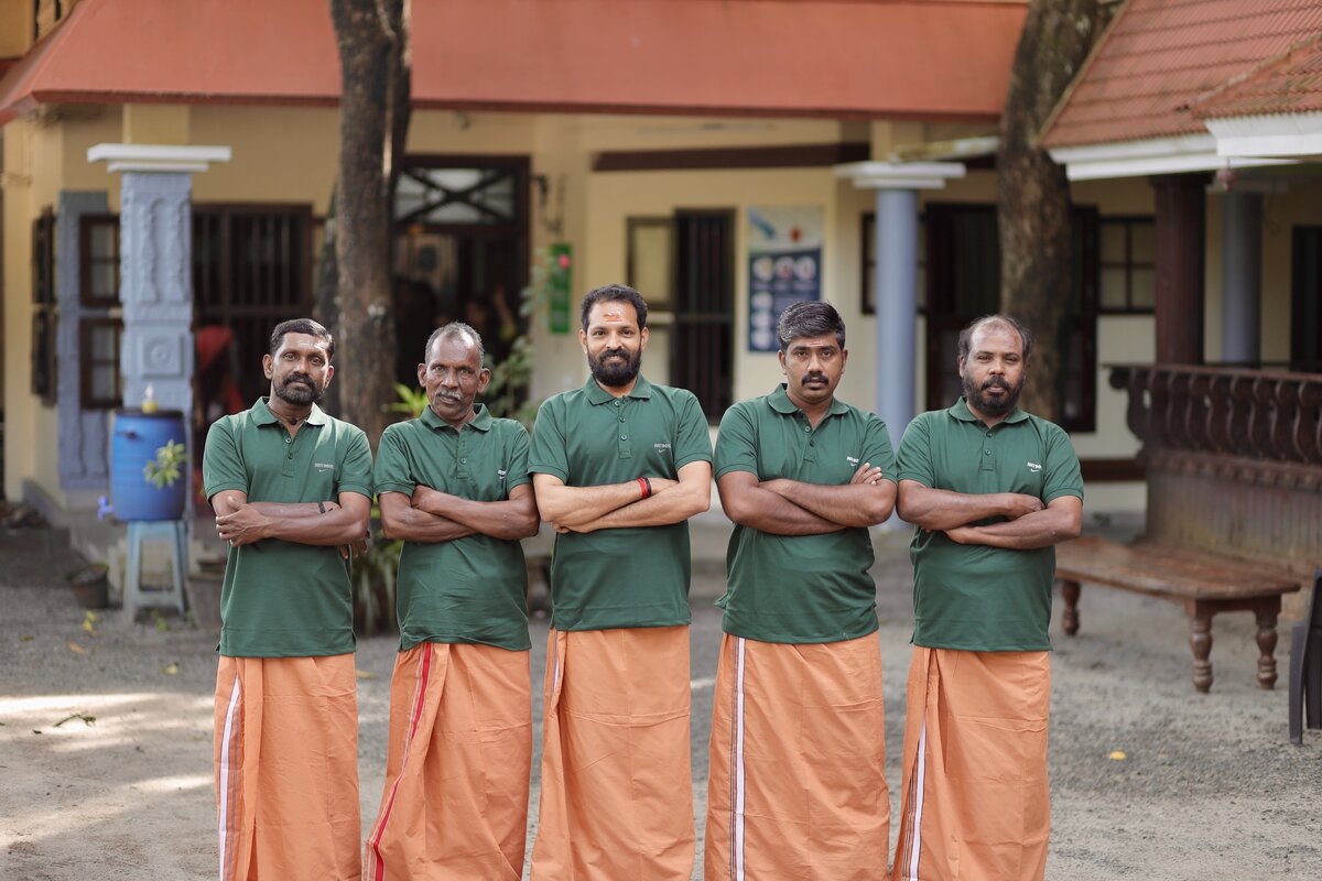 Male treatment staff at Agasthya